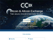 Tablet Screenshot of c-cex.com